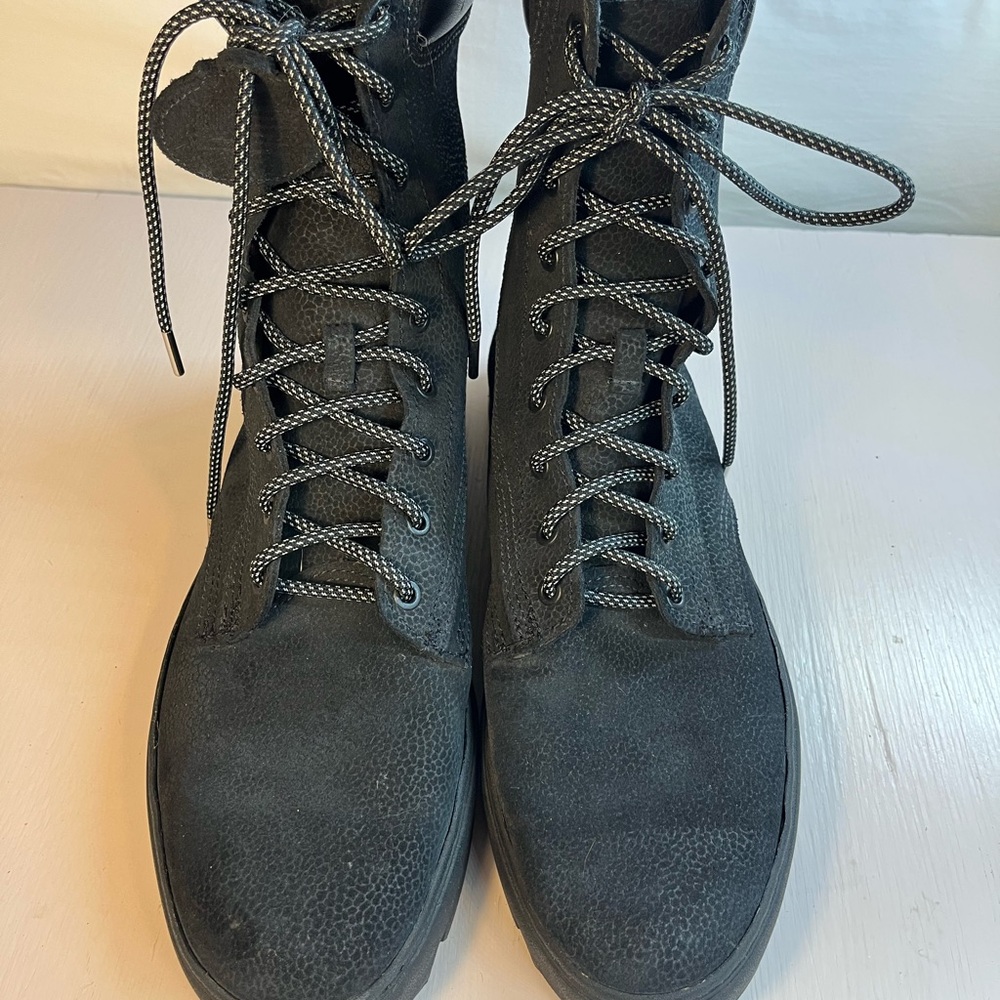 Men’s Vibram Tactical Combat Boots Black Size 12 – Made in USA W990021